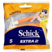 Набор одноразовых бритвенных станков "Schick Extra 2", 5 шт Германия Изготовитель: Китай Товар сертифицирован инфо 6781q.